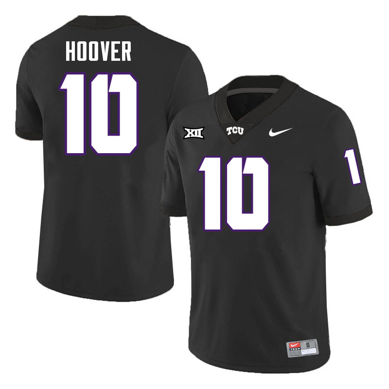 #10 Josh Hoover TCU Jersey,Texas Christian University Horned Frogs Football Jersey-Black #10 Josh Hoover TCU Jersey,Texas Christian University Horned Frogs Football Jersey-Black